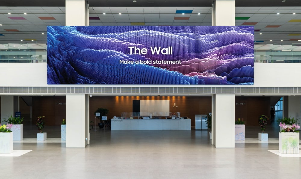 Обновленная версия модульного телевизора THE WALL от  Samsung