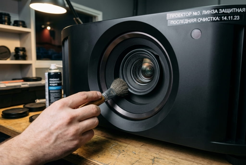 Чистка проектора