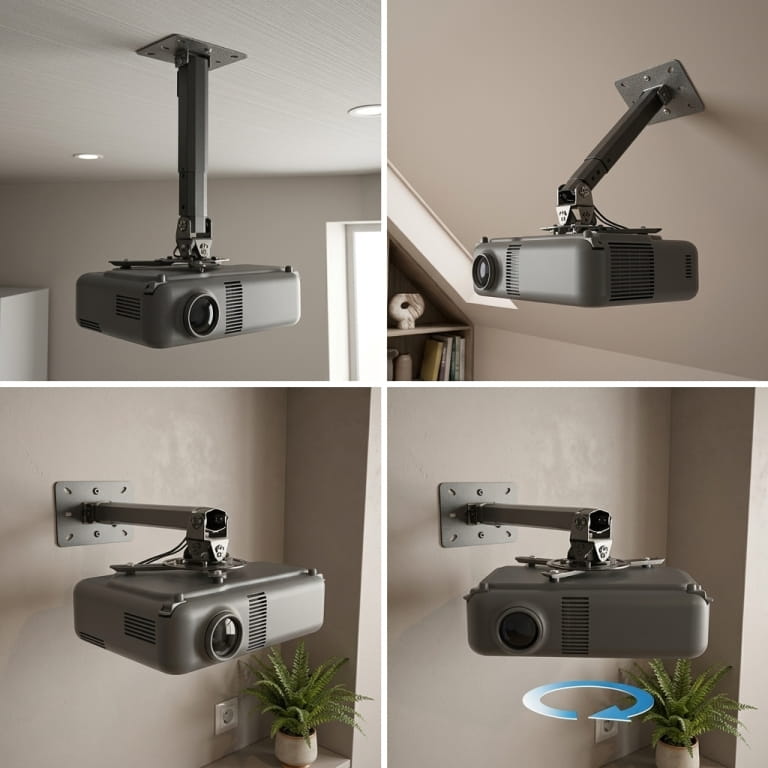 Способы монтажа проектора