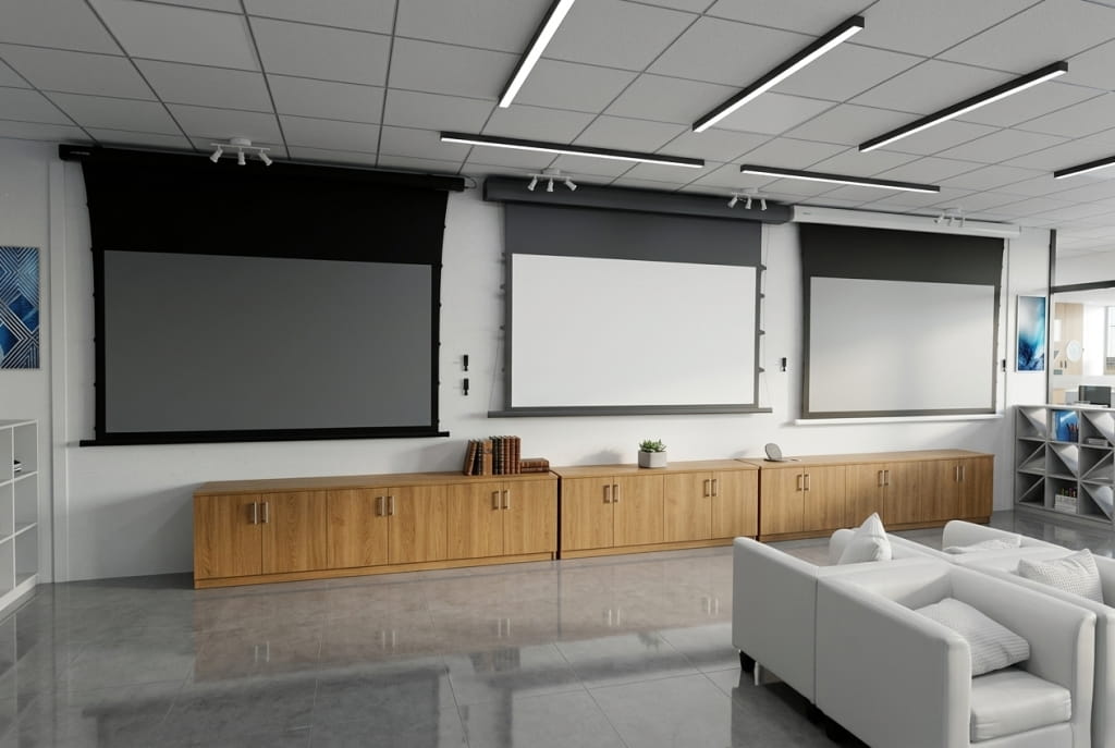 Виды экранов для проекторов