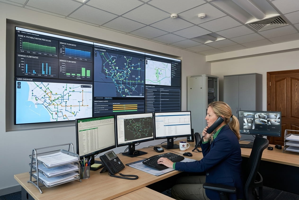 Зона аналитики диспетчерского центра