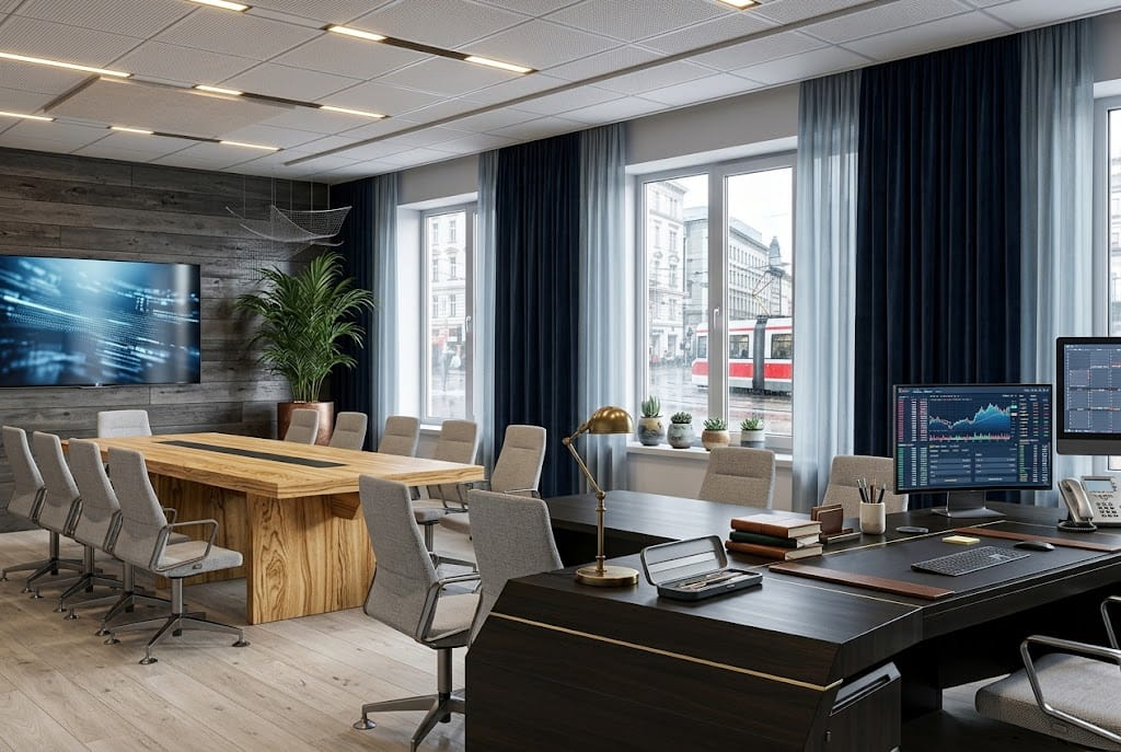 Акустические и затемняющие шторы