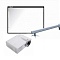 Интерактивный Комплект IQBoard N82/X309ST/WTH130 - доска IQBoard DVT TN082 + проектор Optoma X309ST + крепление для проектора Wize WTH130