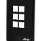 Massio 6-кнопочный Ethernet ControlPad, черный, вертикальный FG2102-06P-BL AMX MCP-106P-BL
