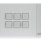 Massio 6-кнопочный Ethernet ControlPad, белый, горизонтальный FG2102-06L-W AMX MCP-106L-WH