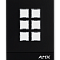 Massio 6-кнопочный Ethernet ControlPad, Белый, вертикальный FG2102-06P-W AMX MCP-106P-WH