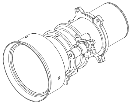 Объектив комплект Barco FLDX lens 0.38 : 1 UST 90°+ lens support + F80 Lens adapter